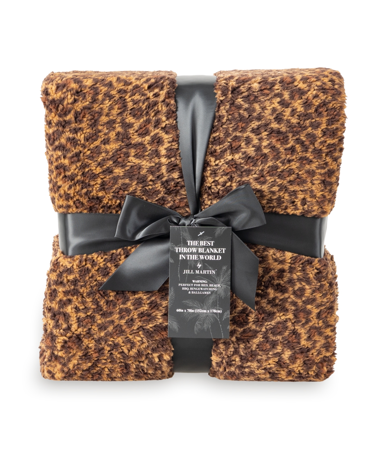 Berkshire Jill Martin Reversible Oversized Throw, 60" X 70" In Brown