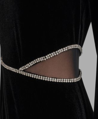 Women's A-Line Long Sleeve Dress