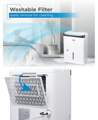 BLACK+DECKER 1000 Sq. Ft. Dehumidifier for Home, Bedroom and Basement, Up To 9 Pints Per Day, ENERGY STAR Certified, 3.3-Pint Bucket