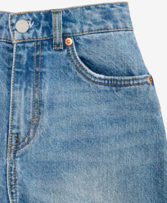 Big Girls High Rise Baggy Barrel Jeans