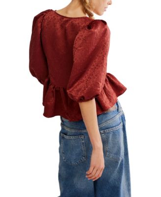 Women's Scoop Neck Pamela Bow Top