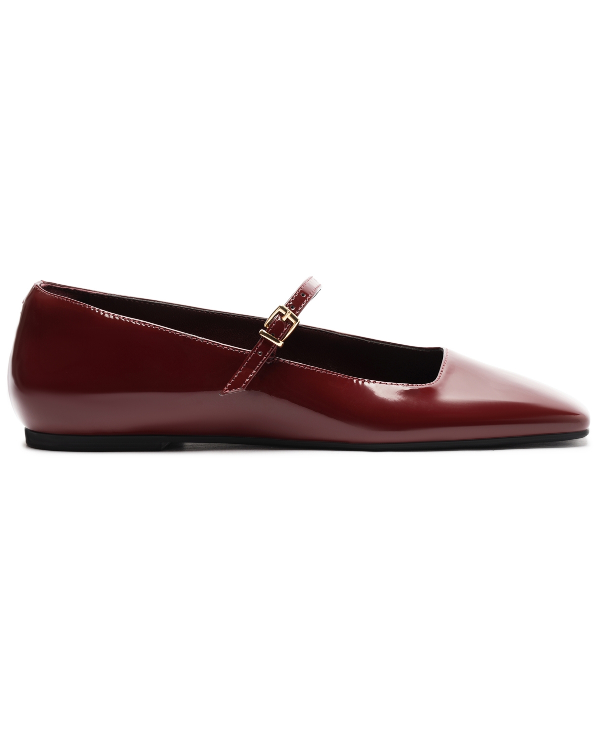 Arezzo Tori Ballet Flat In Burgundy