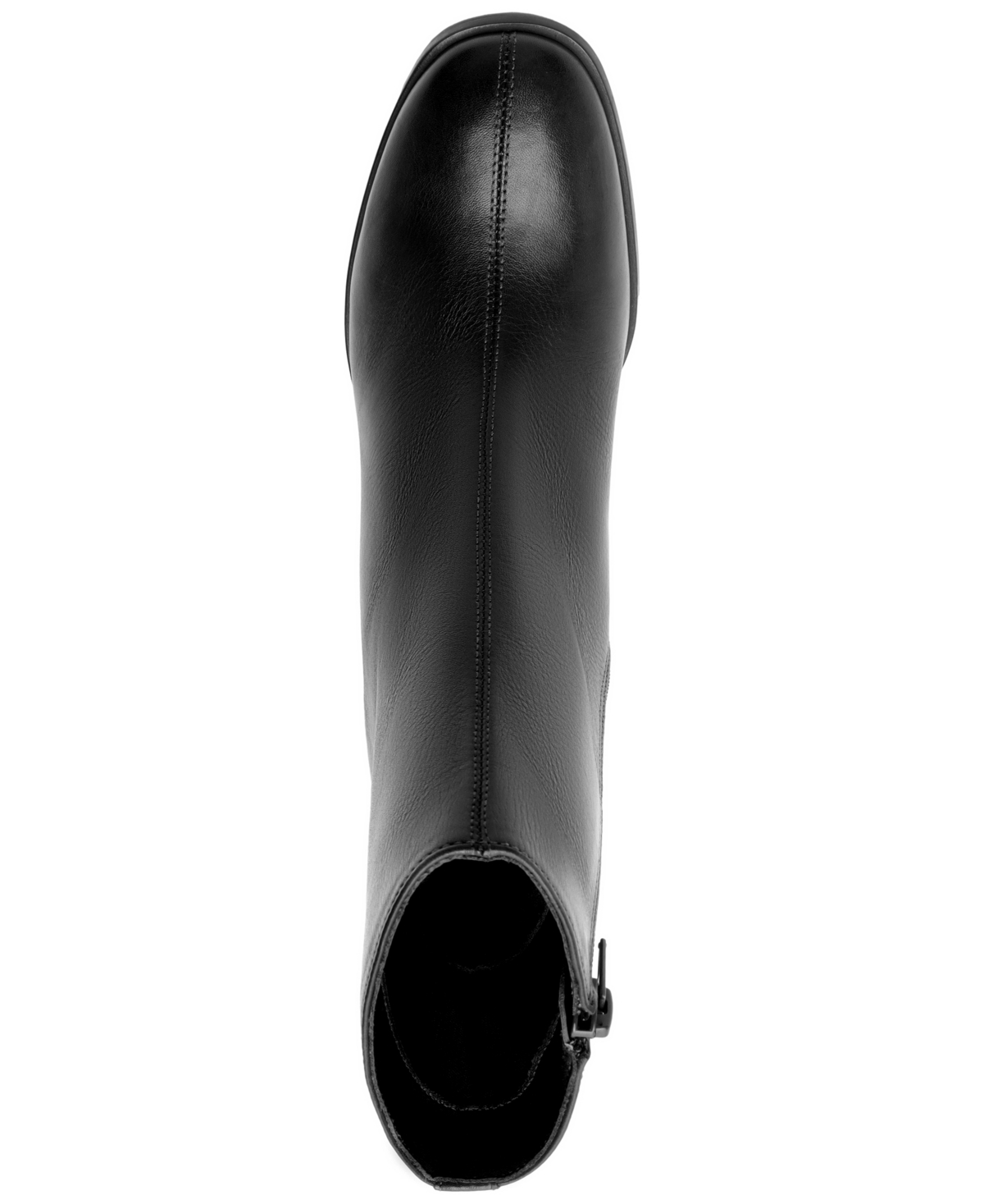 Arezzo Regina Block Heel Bootie In Black