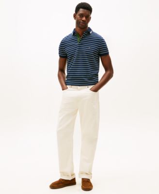 Men's Pique Graphic Collar Polo Shirt