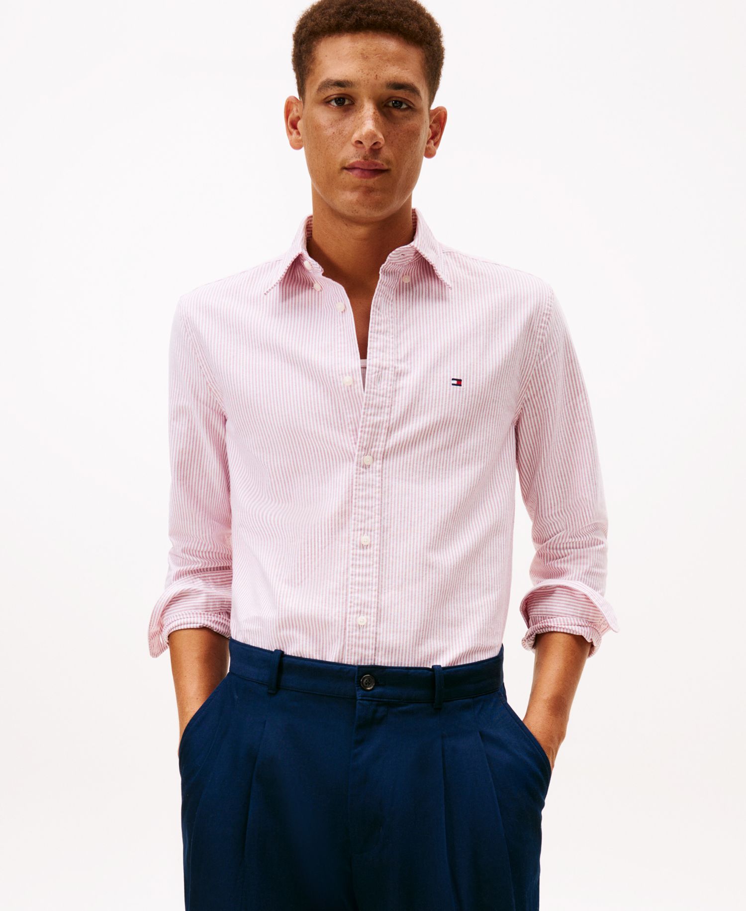 Men's Heritage Regular-Fit Oxford Striped Shirt
