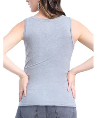 Maternity Scoop Neck Side-Ruched Tank Top - 2 Pack - Motherhood