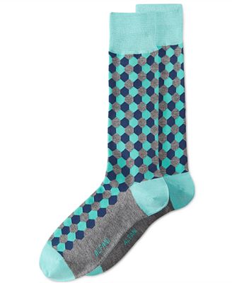 Alfani Men's Hexagon Socks, Created for Macy's - Socks - Men - Macy's