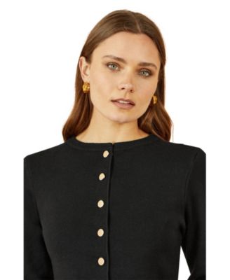 Women's Chic Peplum Button Up Cardigan