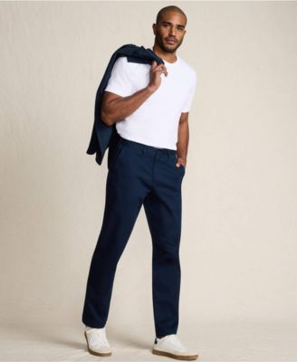 Men's Travel Kit Comfort Waist Athletic Fit Chino Pant