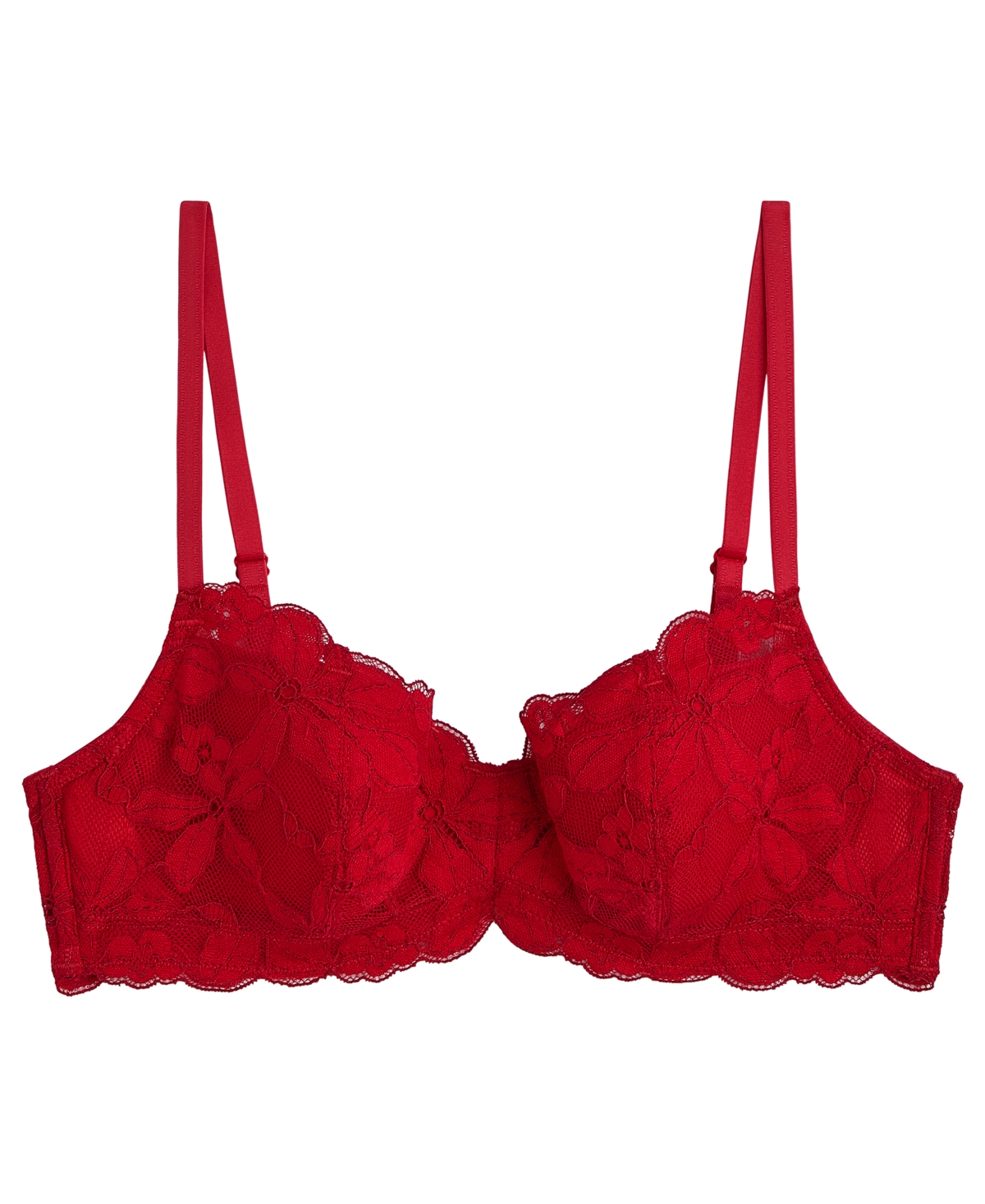 B.tempt'd By Wacoal Women's Feeling Famous Balconette Contour Bra 953309 In Red