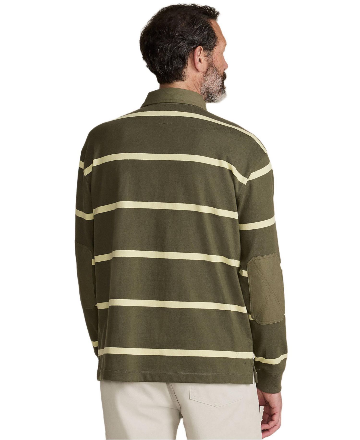 Men's Long Sleeve Rugged Rugby Polo