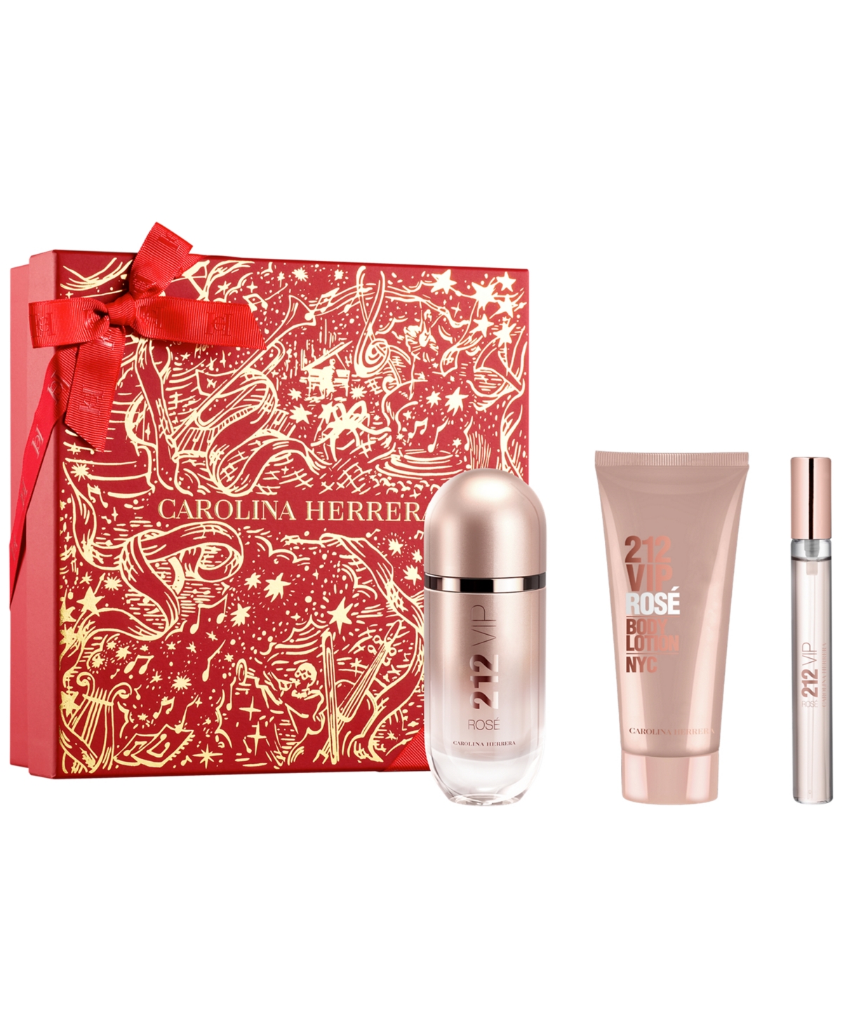 Carolina Herrera 3-Pc. 212 Vip Rose Gift Set