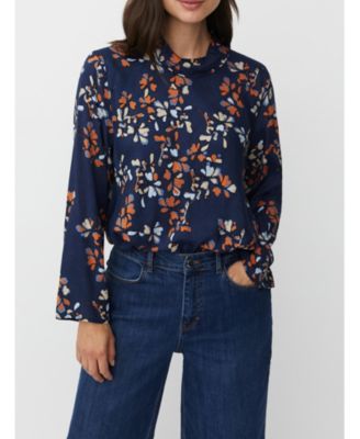 Women's MaDalmora High Neck Long Sleeve Top