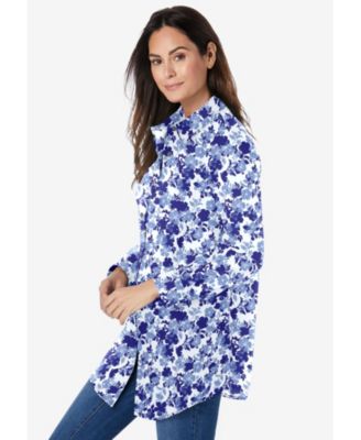 Plus Size Perfect Long Sleeve Shirt