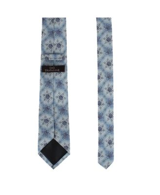 Men's Clarence The Classy Snowflake Silk Holiday Necktie