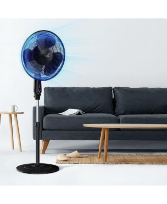 16 Inch 3 Speed Oscillating Stand Fan with Remote Control
