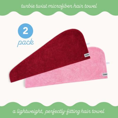 Microfiber Twist 2 Pack (Deep Claret, Sea Pink)