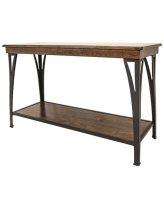 Sofa Back Table, 50 x 18 x 30 in Copper