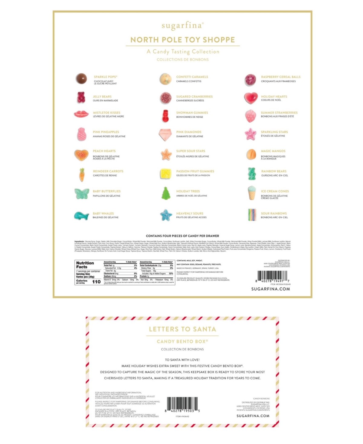 Sugarfina Countdown To Christmas Candy Bundle In Multi