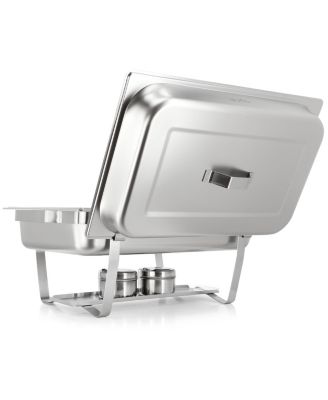 9.5 Quart Stackable Stainless Steel Professional Chafing Dish/Food Warmer/Buffet Server Serving Dish