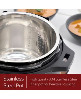 6 Quart 11-in-1 Electric Pressure Cooker, Multi-Cooker with Stainless Steel Crock