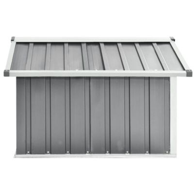 Garden Shed Grey Galvanized steel Standard Durable Garden Shed