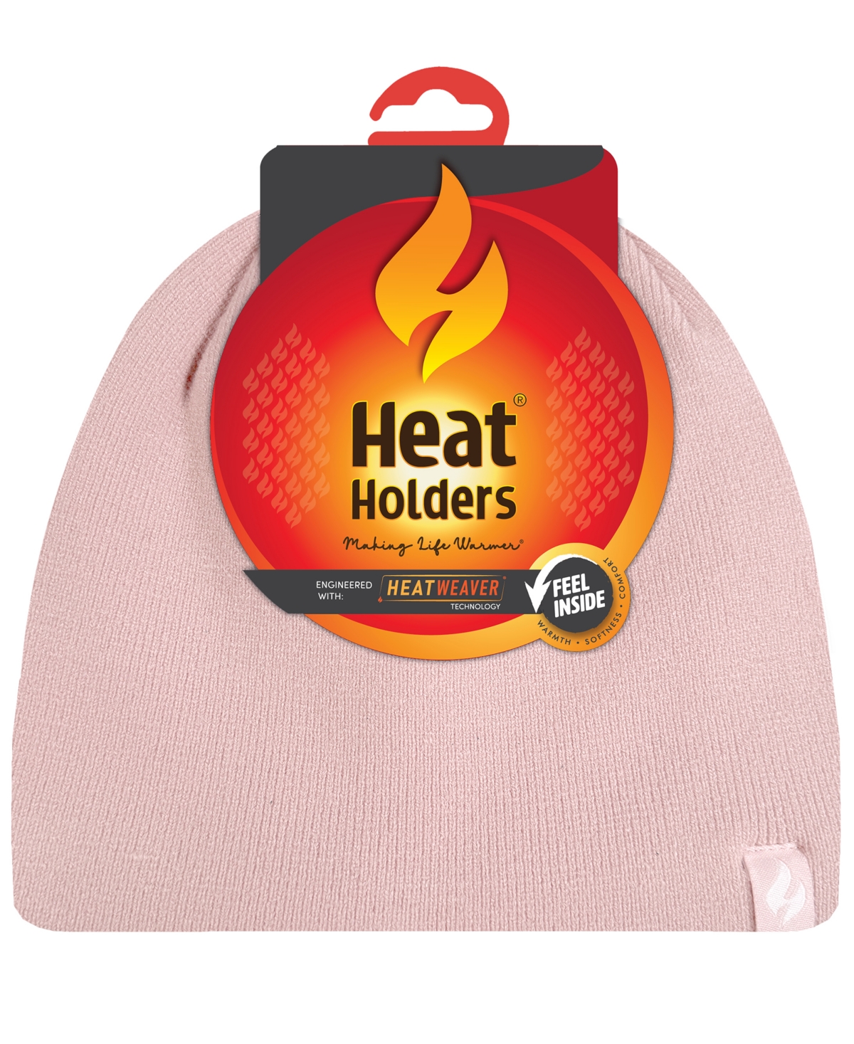 Heat Holders Diana Flat Knit Watch Cap In Pink
