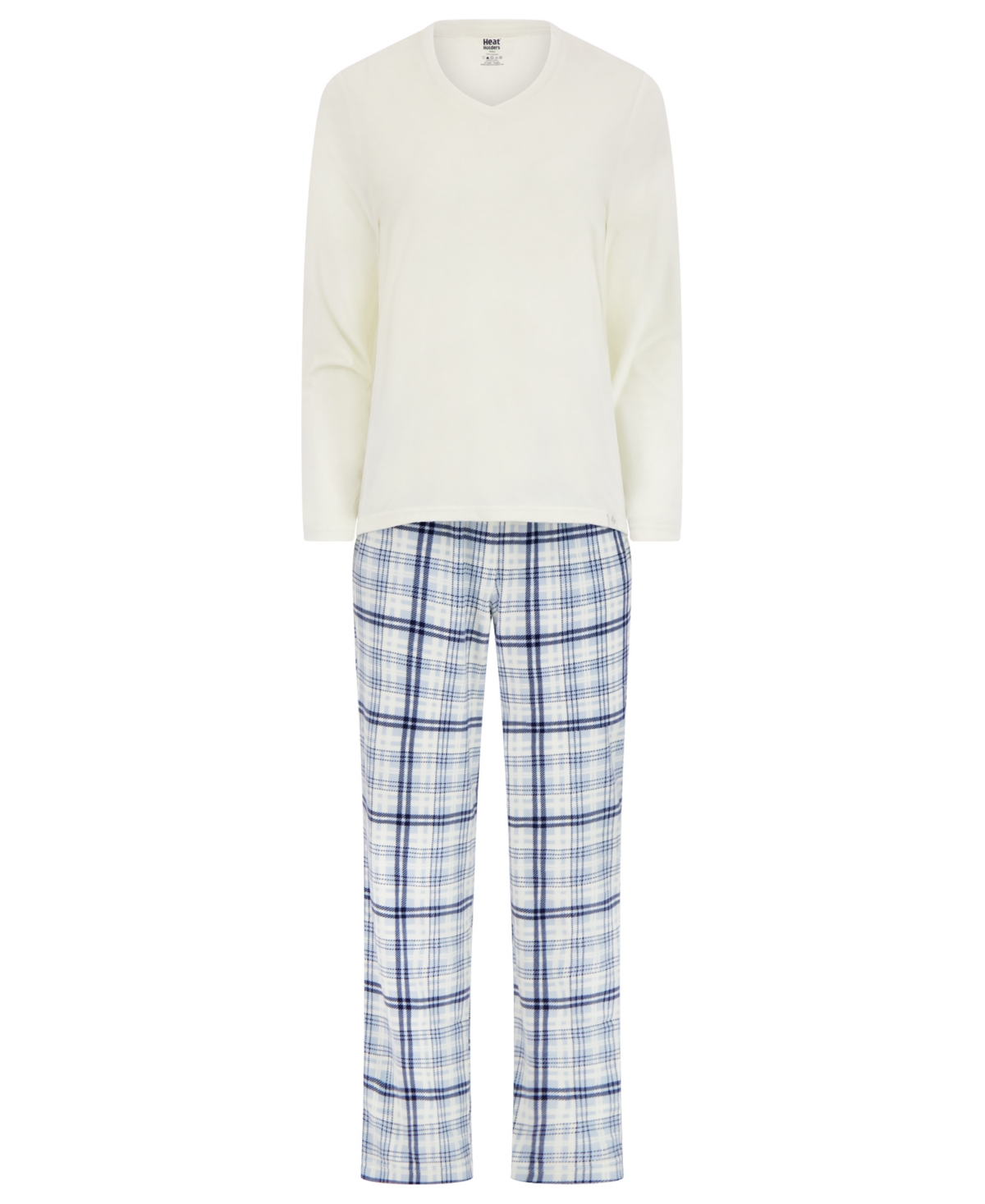 Heat Holders 2-piece Women's Pajama Top And Pants Set In Multi
