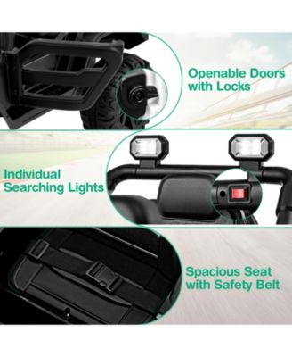 12V Kids Ride On Truck Car with Remote Control, Threaded Wheels, and 3 Speeds