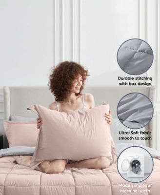 Luxury Soft Reversible 7-Pc. Comforter Set, Full