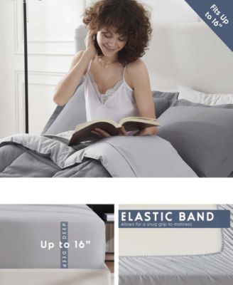 Luxury Soft Reversible 7-Pc. Comforter Set, Queen