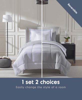 Luxury Soft Reversible 5-Pc. Comforter Set, Twin