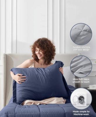 Luxury Soft Reversible 5-Pc. Comforter Set, Twin XL