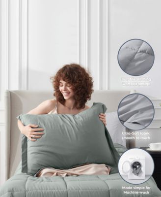 Luxury Soft Reversible 5-Pc. Comforter Set, Twin XL