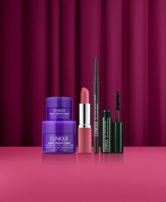 Choose a FREE 6-Pc. gift with any $37 Clinique purchase (up to a $123 Value)