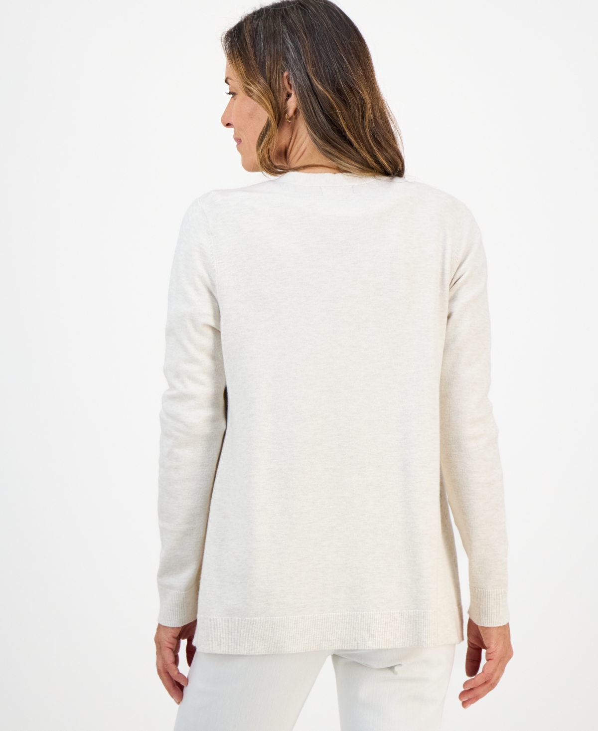 Style & Co Petite Open-Front Cardigan, Macy's Exclusive