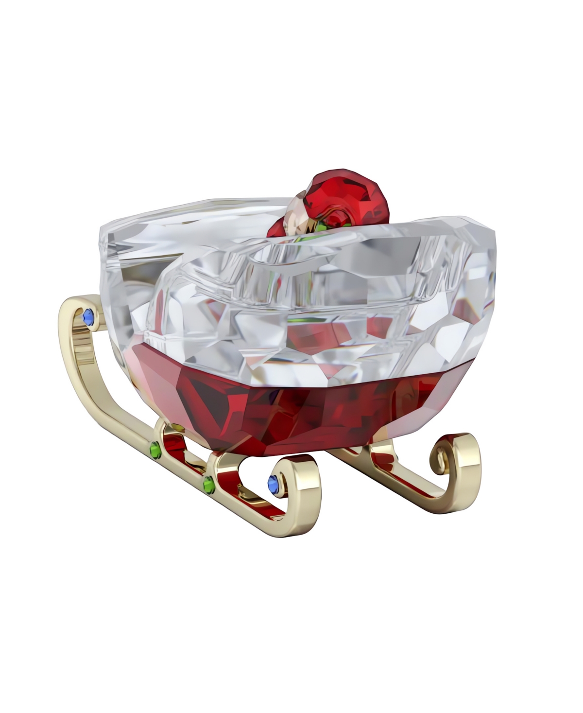 Swarovski Holiday Cheers Sleigh Figurine In Multi