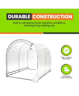 TrueShelter 6' X 8' Green House - Indoor or Outdoor Green House for Plants & Flowers - Portable Large Cover for Garden Lovers or Beginners