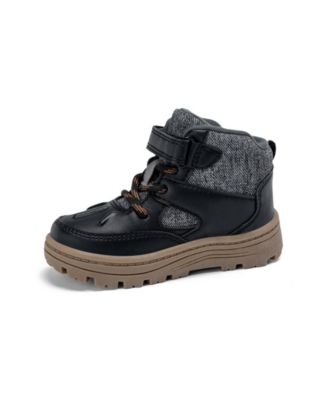 Toddler Boys' 4-12 Ilker Hook and Loop Closure Lace-Up Boots