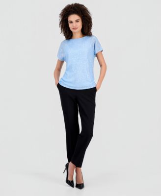 Women's Short-Sleeve Sequin T-Shirt