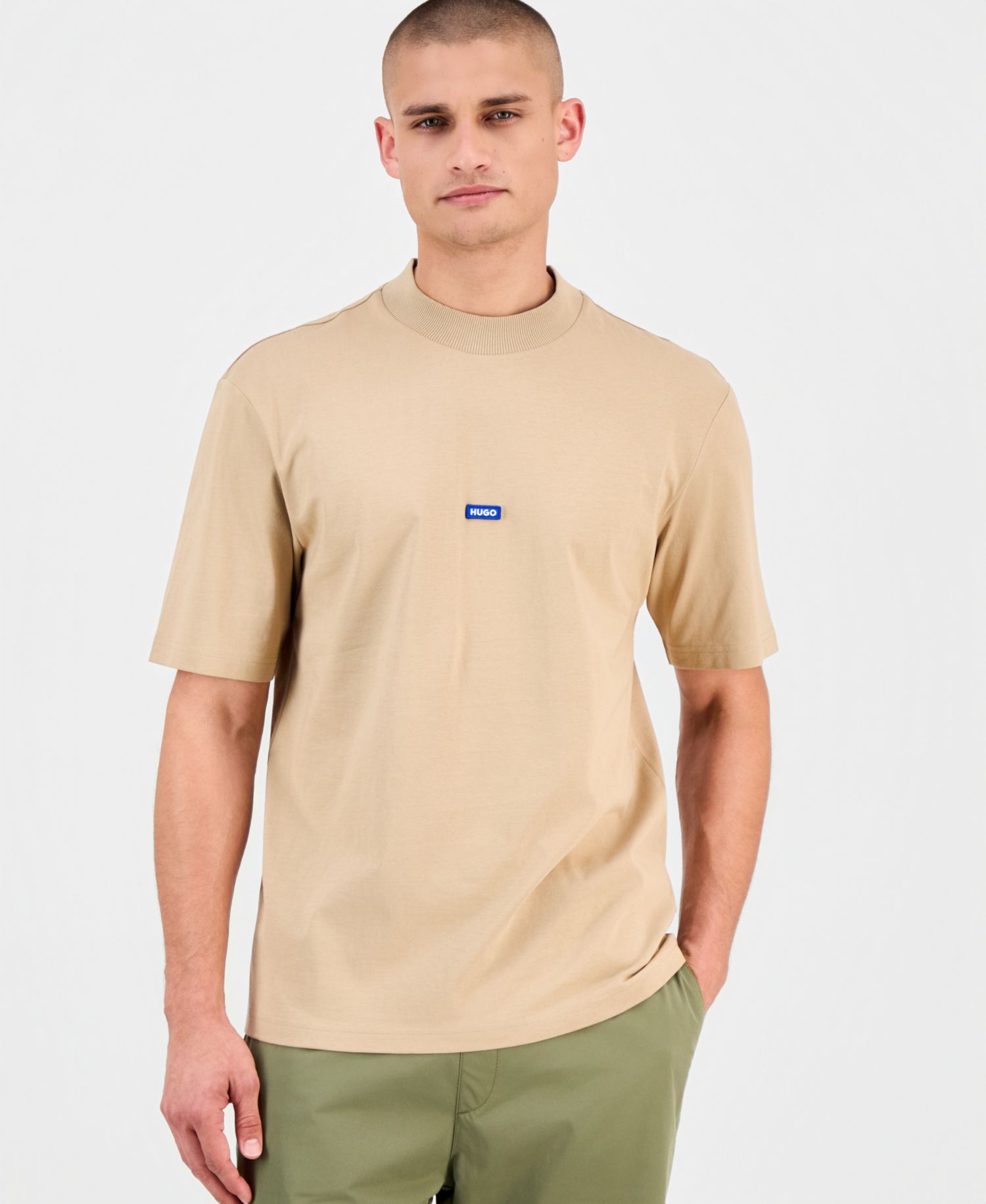 Men's Nieros Short-Sleeve Logo Crewneck T-Shirt