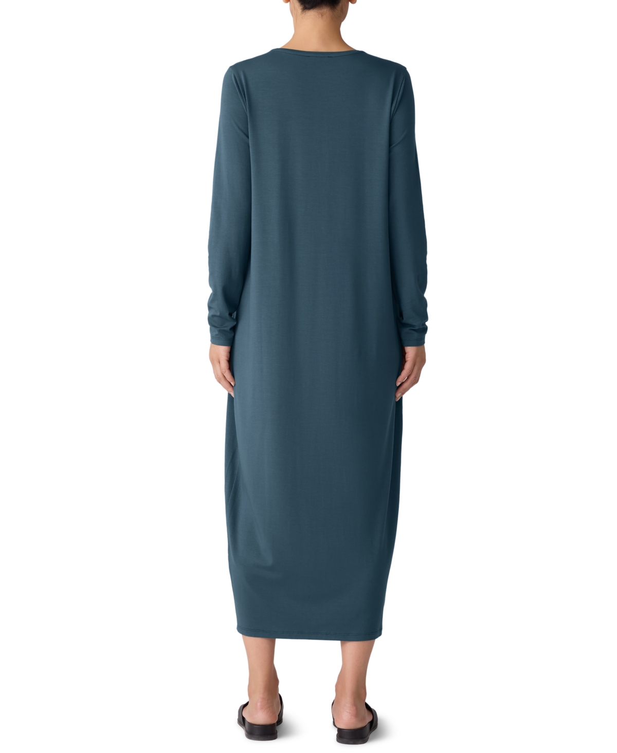 Eileen Fisher Women's Round Neck Oval Dress