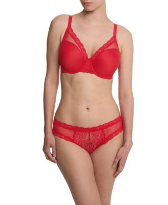 Women's Feathers Full Figure Contour Underwire Bra 741299