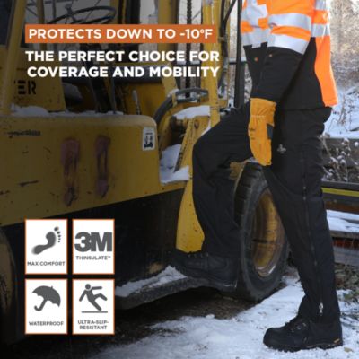 Men's EnduraMax Boot - Waterproof Leather Work Boots with Vibram Outsole, and Composite Toe for Cold Weather