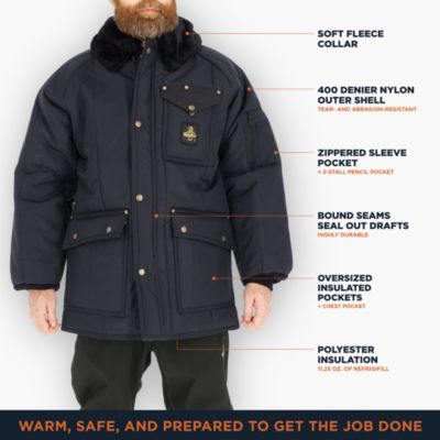 Big & Tall Iron-Tuff Siberian Jacket - Extreme Cold Weather Workwear, -50°F Protection, Durable & Water-Resistant