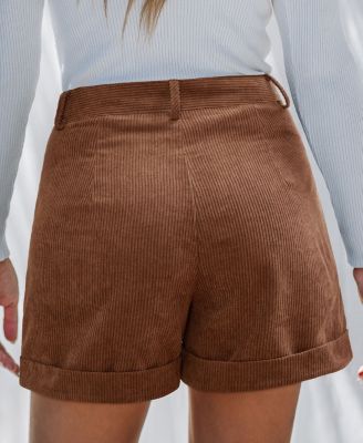 Women's Good Behavior Brown Shorts