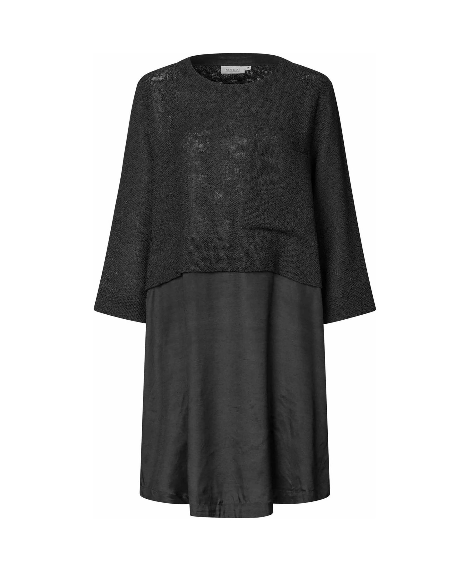 Women's MaNonah 3/4 Sleeve Layered Dress