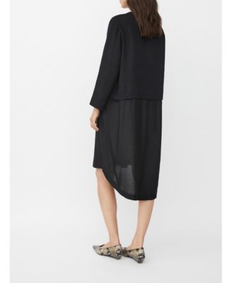 Women's MaNonah 3/4 Sleeve Layered Midi Dress