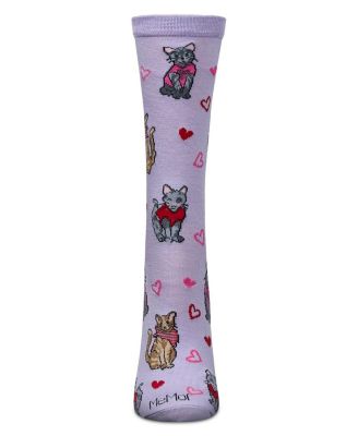 Women's Fur-Ever Hearts Rayon From Crew Socks