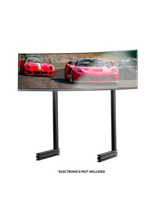 Elite Free Standing Single Monitor Stand, Black Edition